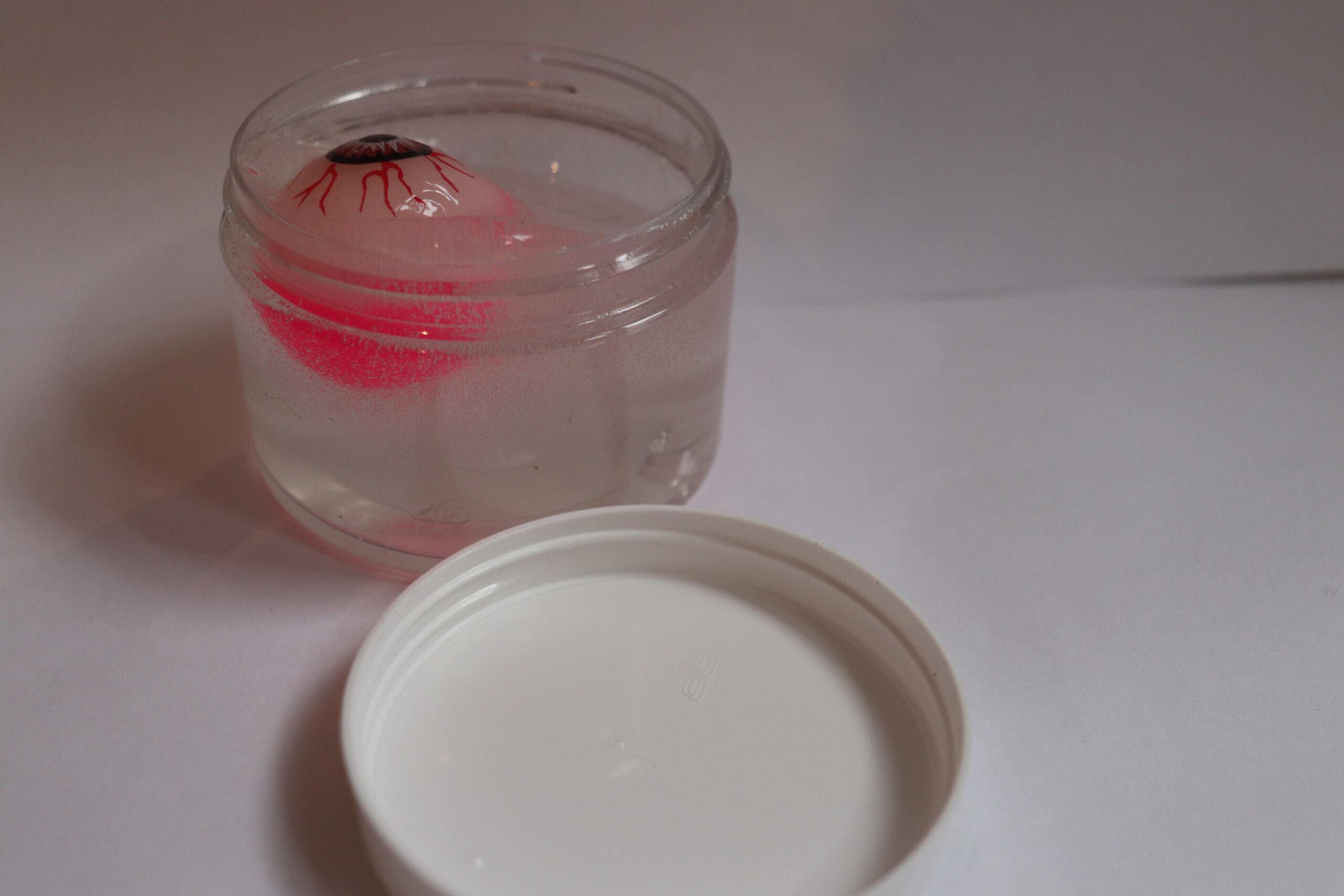Clear Spooky Eye Slime