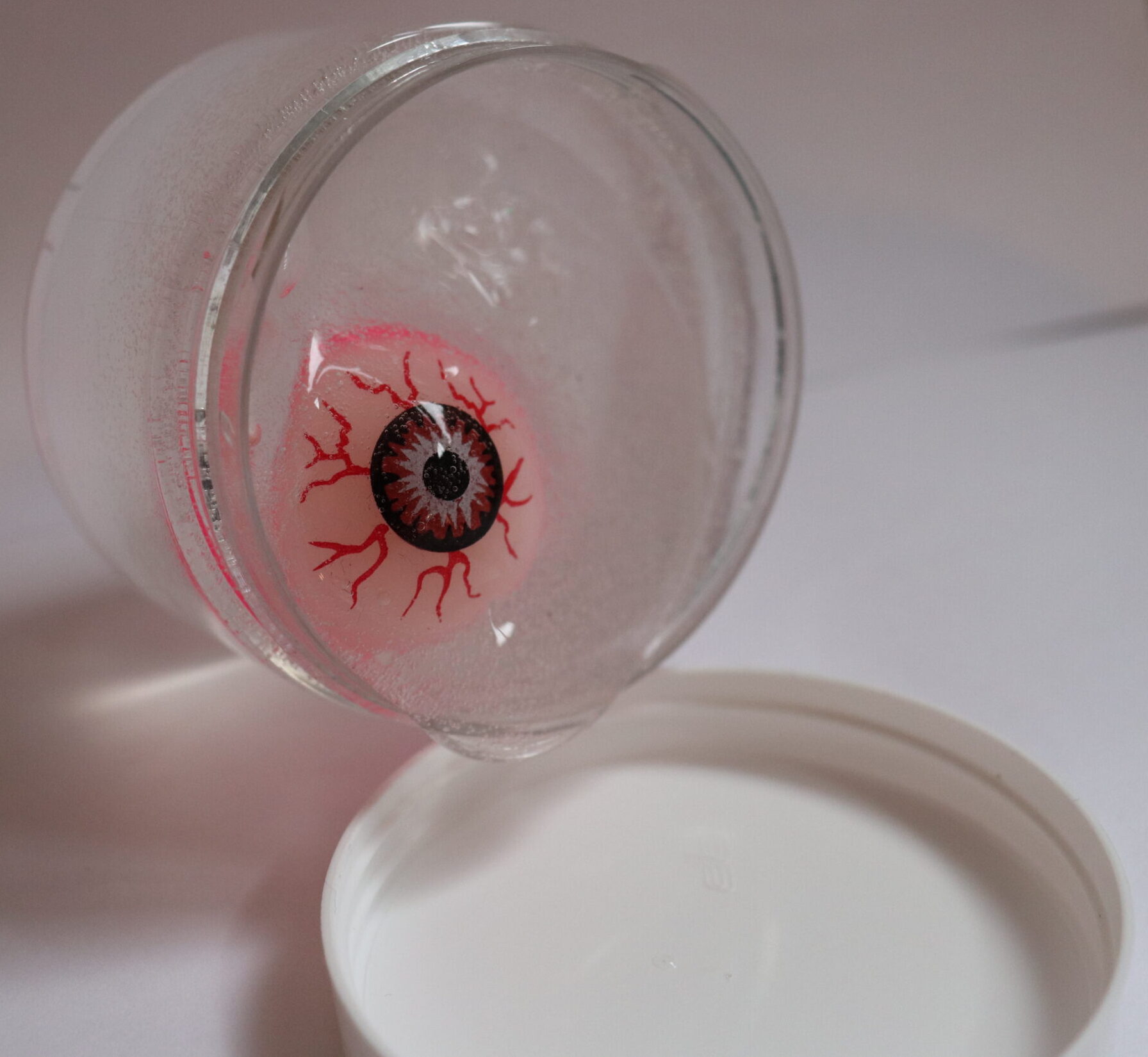 Clear Spooky Eye Slime