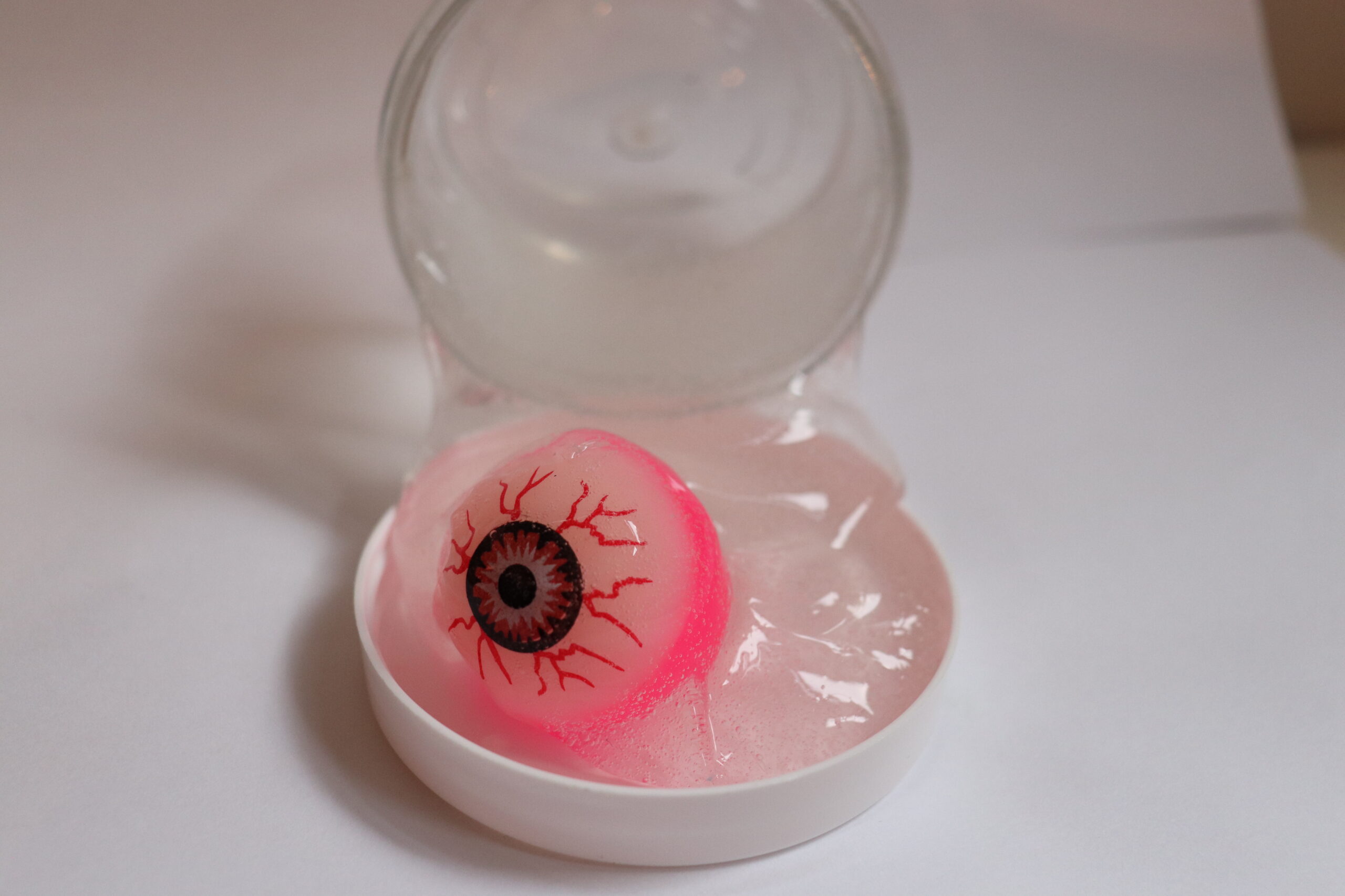 Clear Spooky Eye Slime