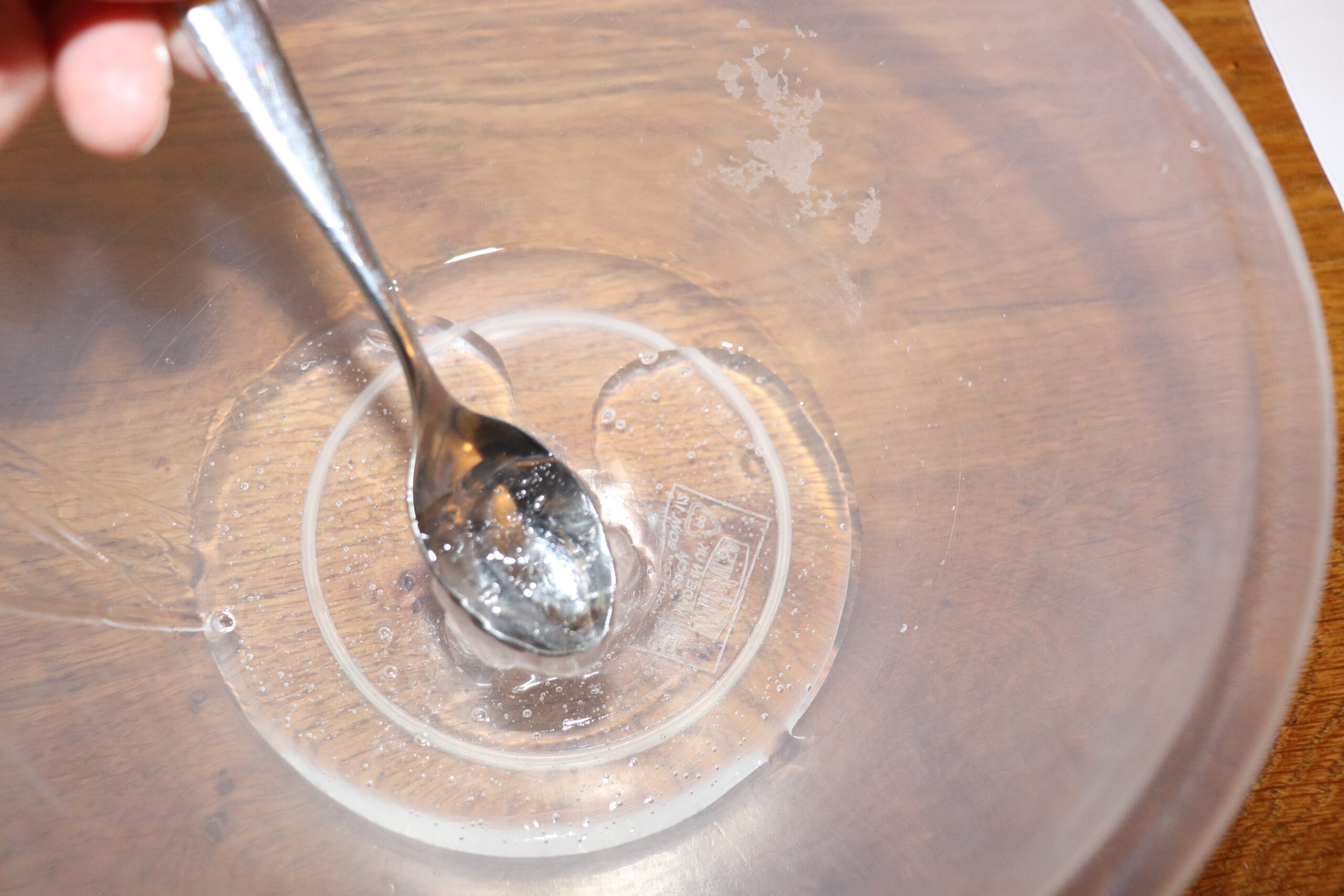 clear glue slime